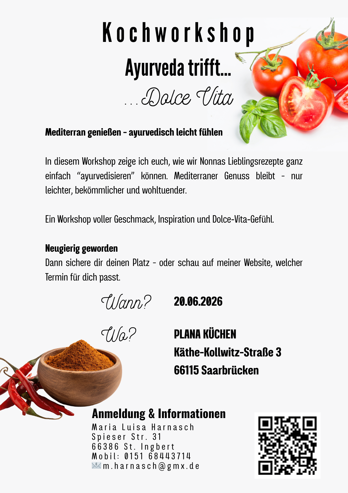 Neuer Kochworkshop